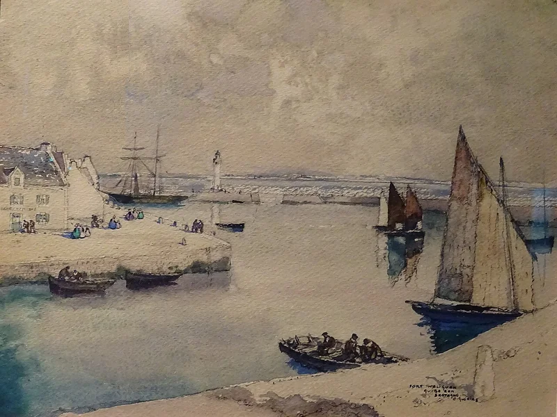 1887-Ernest-Pierre Guérin - Port-Haliguen, Quiberon